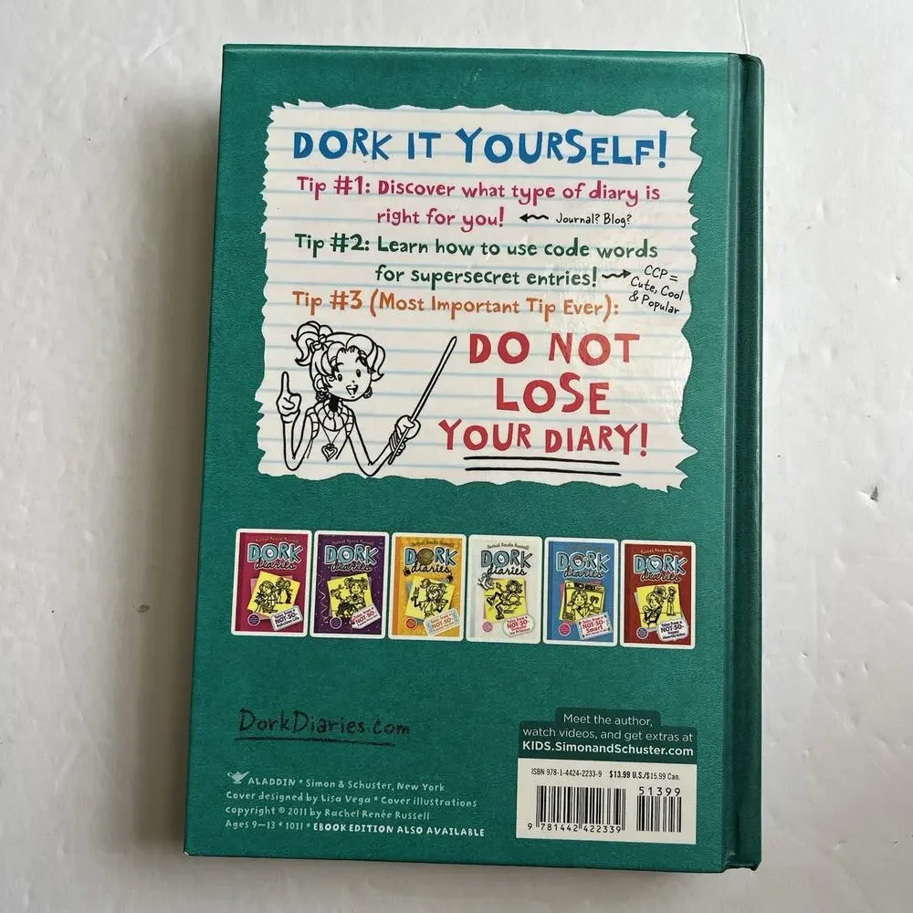 Dork Diaries 3 1/2 How to Dork Your Diary Rachel Renee Russell Hardcover